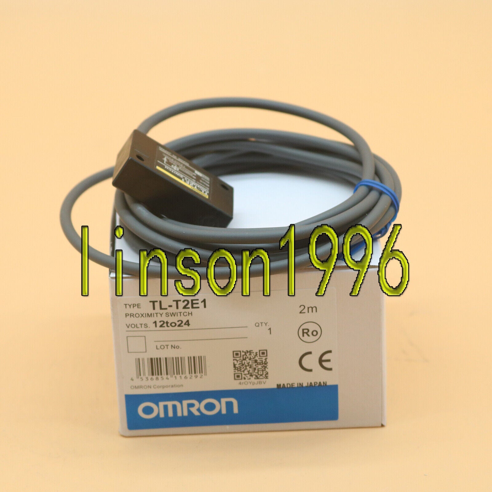 new  Omron Proximity Switch TL-T2E1 TLT2E1 12-24VDC Omron