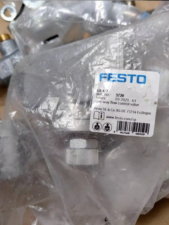 1PC Festo GR-1/2 3720 One-Way Flow Control Valve