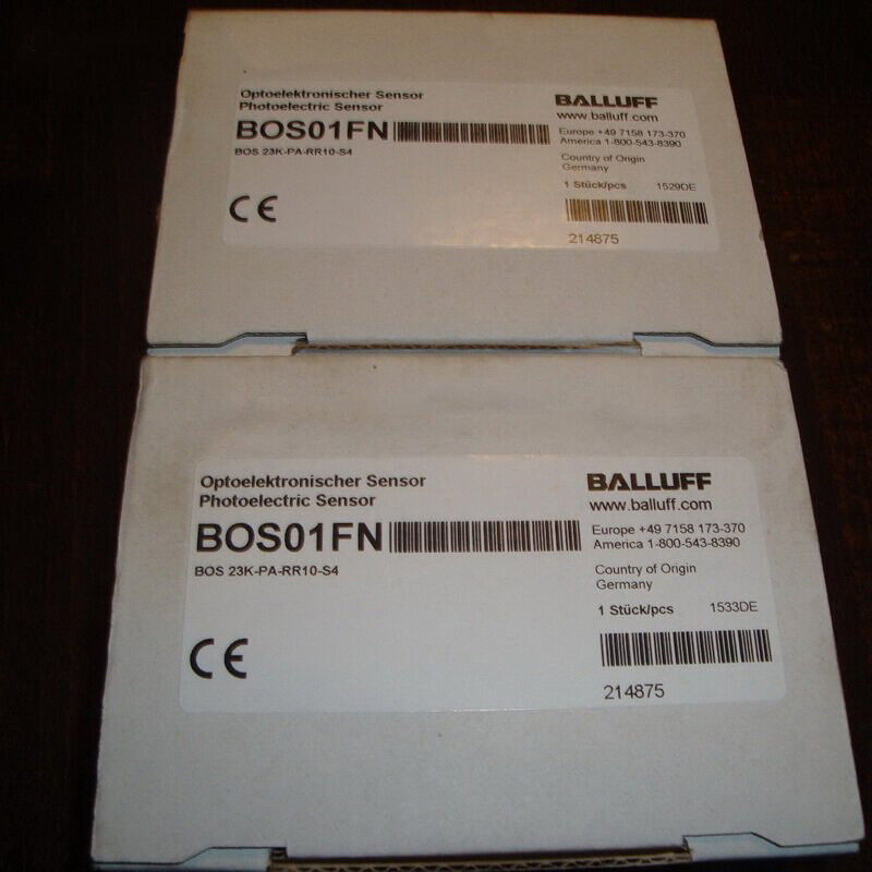 ONE BALLUFF Proximity Sensors BOS 23K-PA-RR10-S4 - ONE BALLUFF