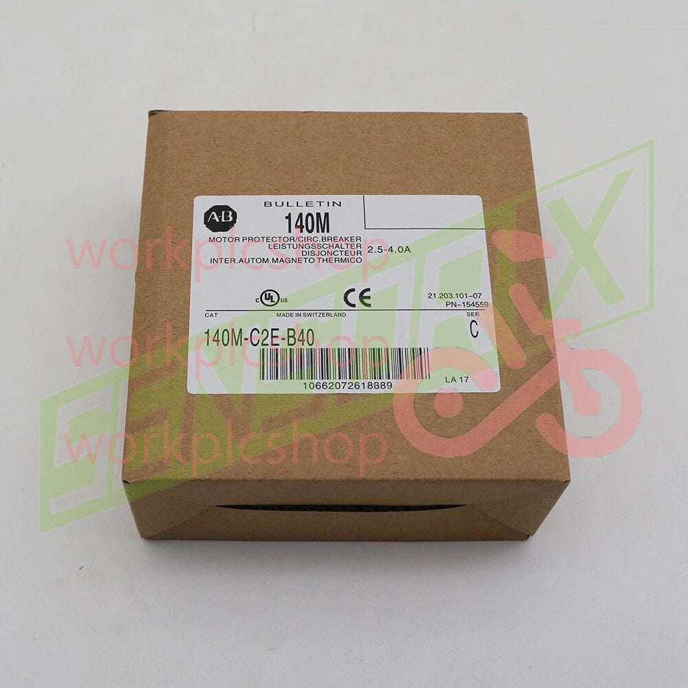 1PCS Allen-Bradley 140M-C2E-B40 Protector / Circuit Breaker 2.5 - 4.0A