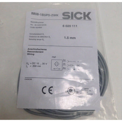 new ONE Proximity sensor IM08-1B5PS-ZWK Fast - ONE