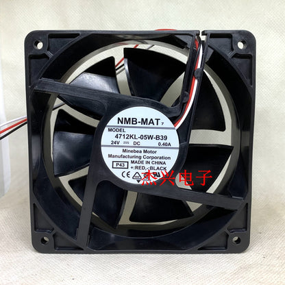 NMB 4712KL-05W-B39 24V 0.4A inverter cooling fan