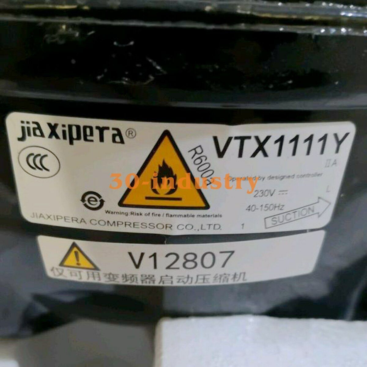 Inverter Refrigerator Compressor VTX1111Y VTH1113Y VTH1116Y - 1PCS - THYSSENKRAINER