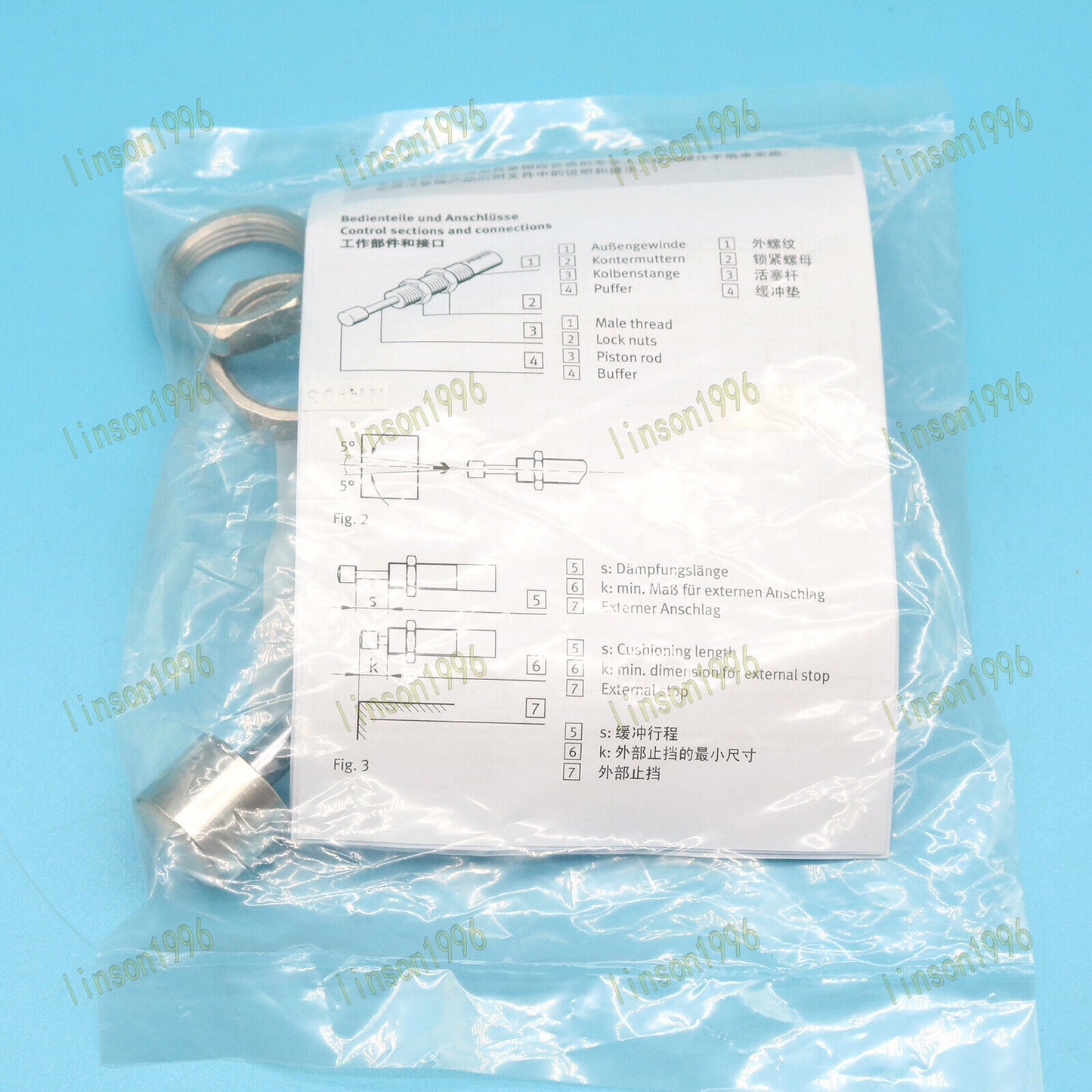 Festo Shock Absorber YSR-20-25-C 34574 Fast – Fast Acting Shock Absorber - FESTO