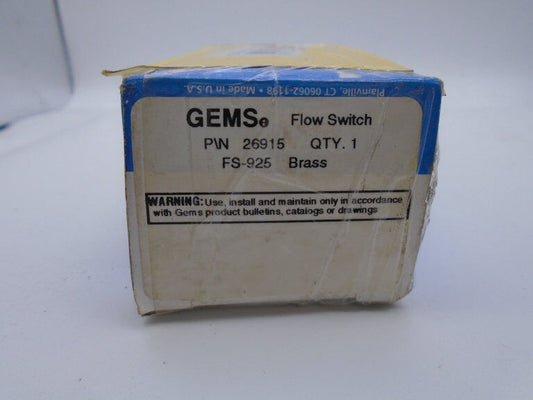 GEMS SENSORS FS-925 SWITCH: High-Performance Switch for Industrial & Commercial Use - GEMS SENSORS