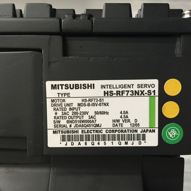 Mitsubishi AC Servo Motor HS-RF73NX-S1 - MITSUBISHI