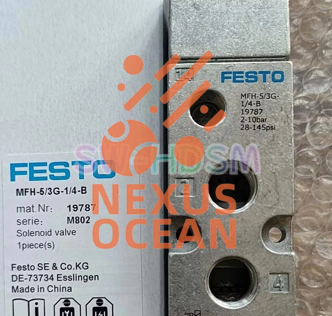 1PCS FESTO MFH-5/3G-1/4-B MFH5/3G-1/4-B 19787 PLC freight free