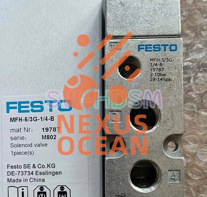 1PCS FESTO MFH-5/3G-1/4-B MFH5/3G-1/4-B 19787 PLC freight free