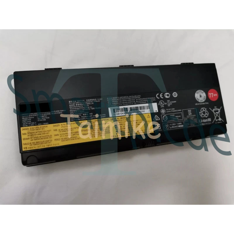 L17M6P51 01AV496 SB10K97635 Battery For Lenovo Thinkpad P50 P51 P52 77++