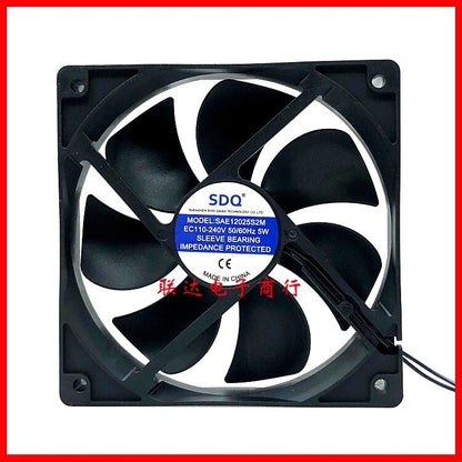 SDQ SAE12025S2M EC110-240V 5W 12cm large air cooling fan