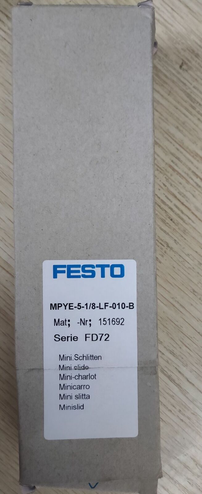 MPYE-5-1/8-LF-010-B 151692 Proportional Valve - FESTO