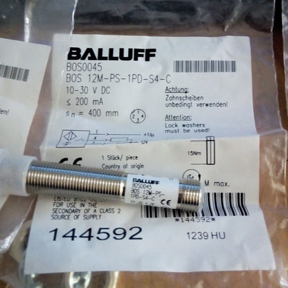 Proximity Switch BOS 12M-PS-1PD-S4-C - BALLUFF