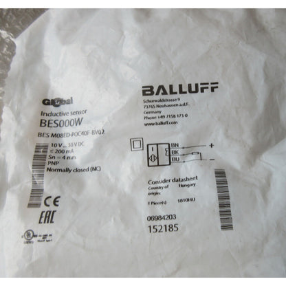 Proximity sensor BES M08ED-POC40F-BV02 - BALLUFF