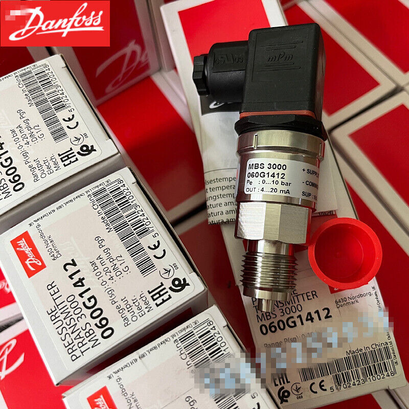 new 1pcs Danfoss MBS3000 060G1412 0-10bar Pressure Transmitter Sensor - DANFOSS