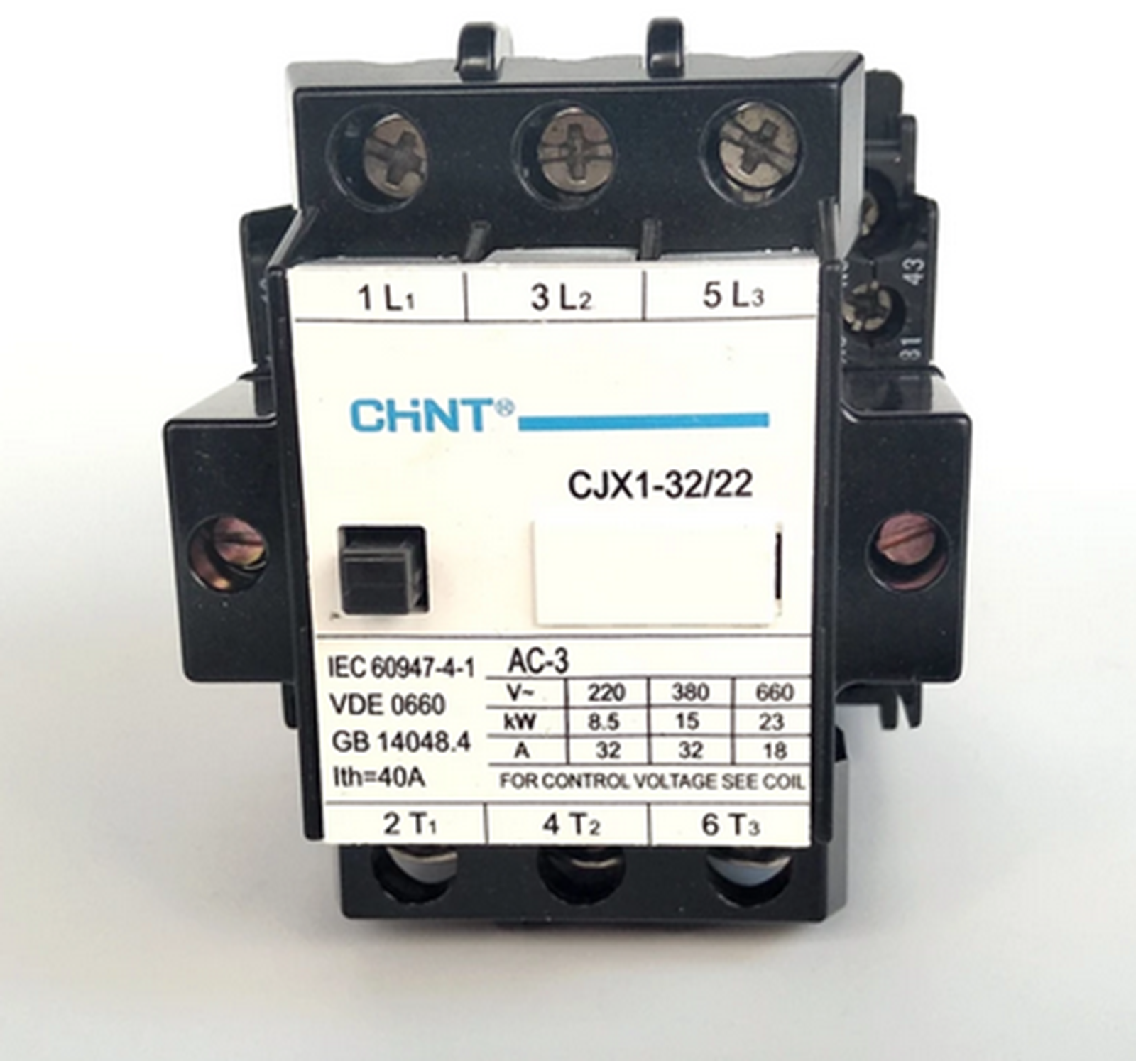 CHNT CJX1-32/22 220V AC Contactor CHNT