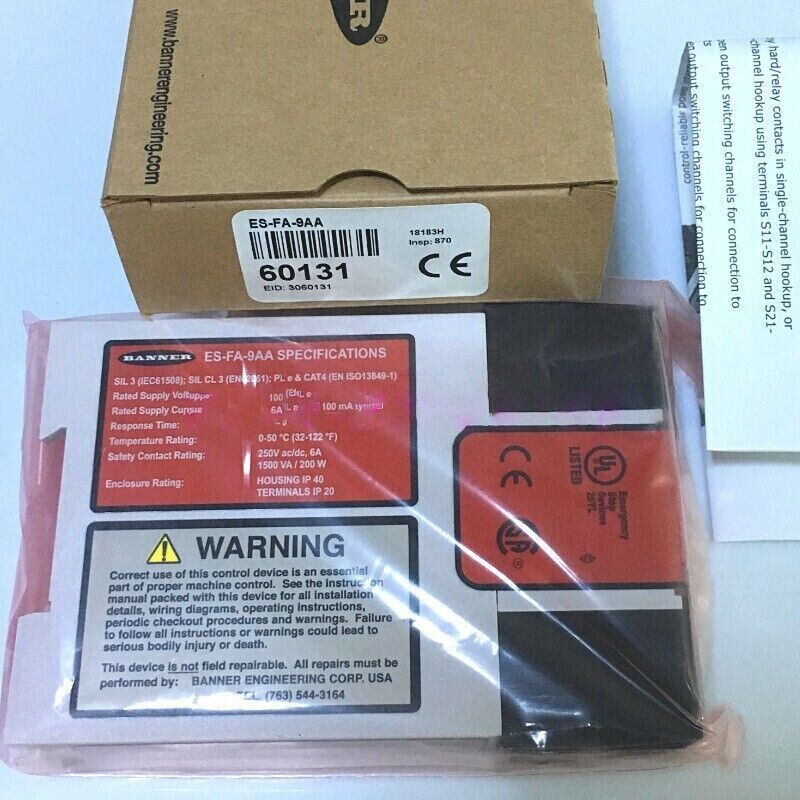 new 1PC ES-FA-9AA For Banner Safety Relay - SIGMA