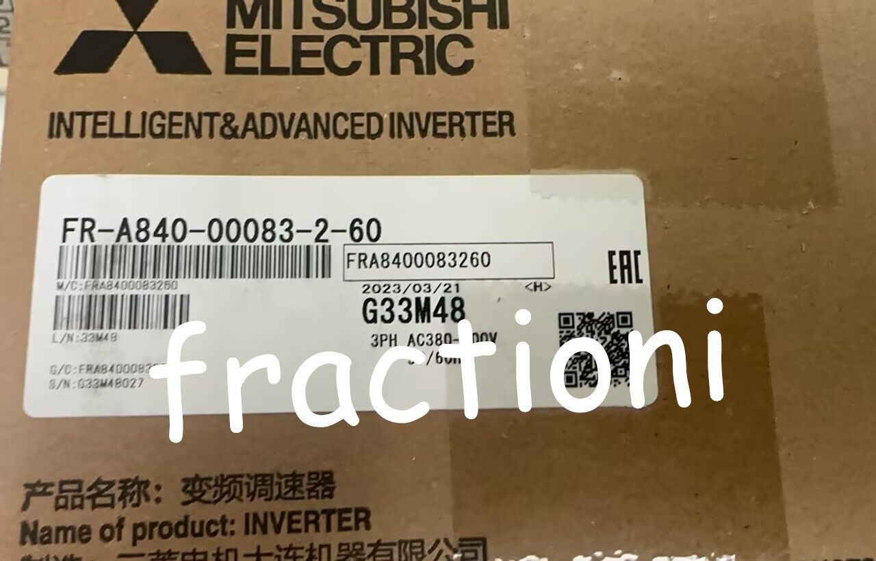 new Mitsubishi FR-A840-00083-2-60 , 1-Year ! - MITSUBISHI