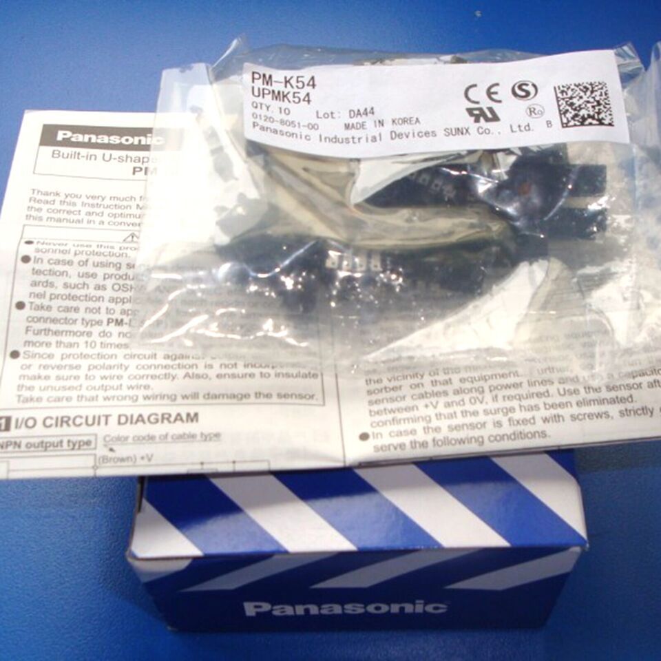 10Pc/1Box Panasonic Sunx PM-K54 Photoelectric Switch PMK54