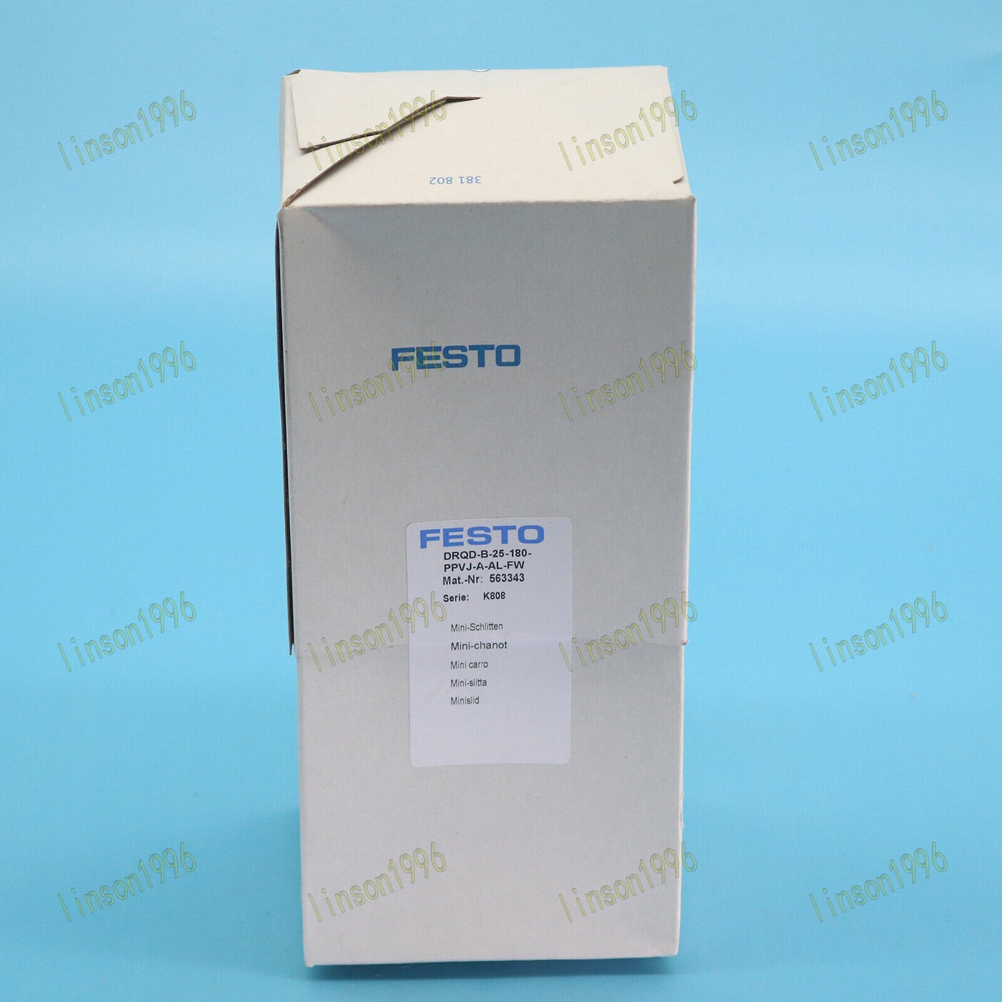 FESTO Rotary Cylinder DRQD-B-25-180-PPVJ-A-AL-FW 563343 One Year - FESTO