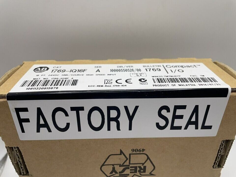 AB New Factory Sealed 1769-IQ16F Module - AB NEW FACTORY