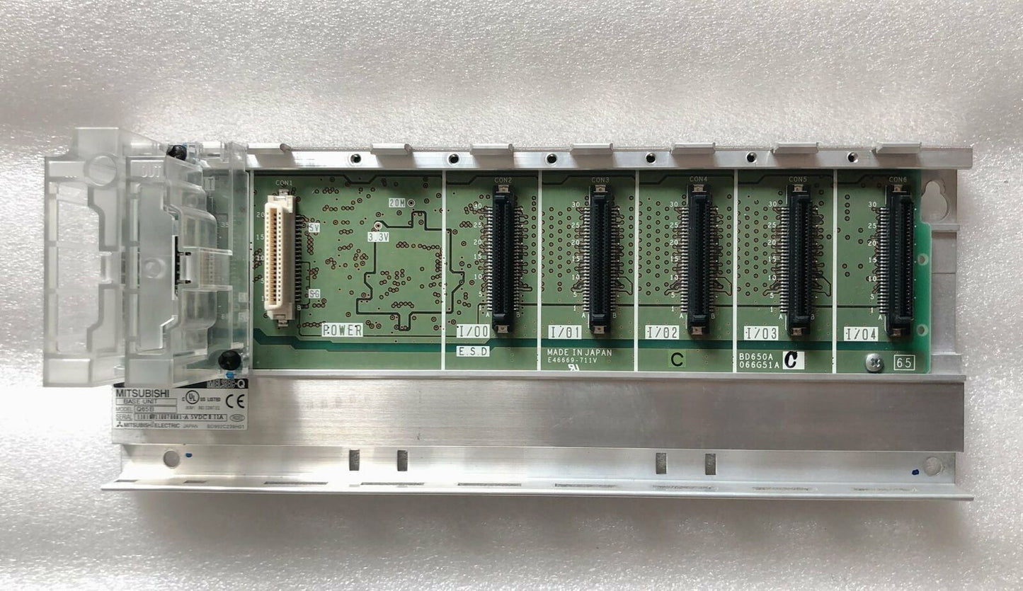 Mitsubishi Q65B Base Unit Tested Good Condition - MITSUBISHI