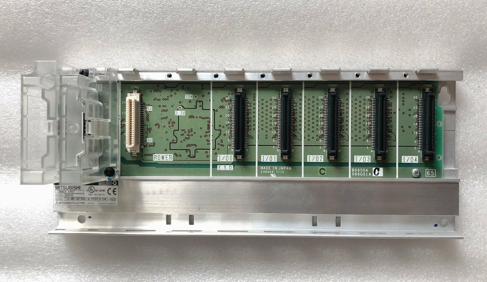 Mitsubishi Q65B Base Unit Tested Good Condition - MITSUBISHI