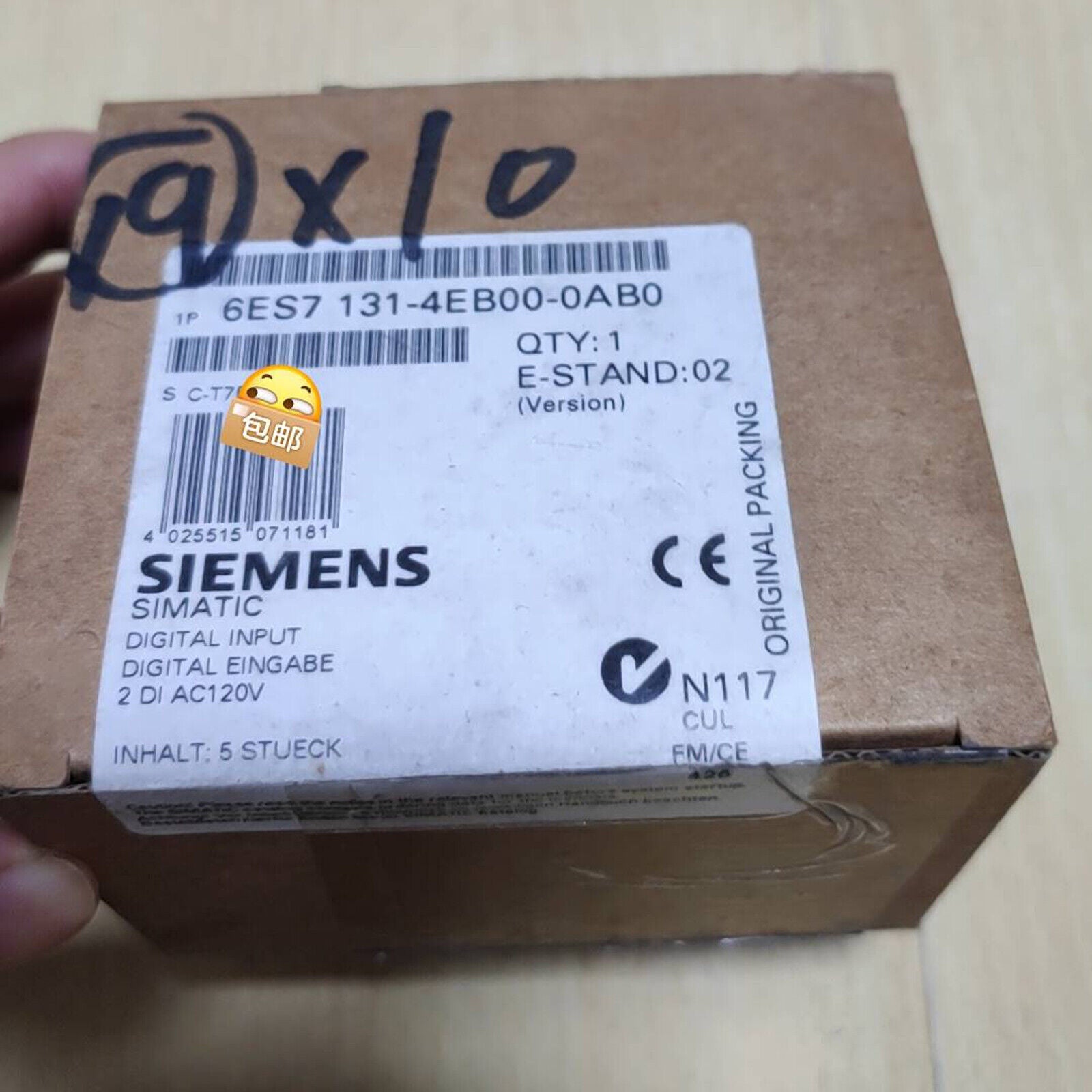 new ONE  Siemens 6ES7 131-4EB00-0AB0 6ES7131-4EB00-0AB0 FAST SHIP