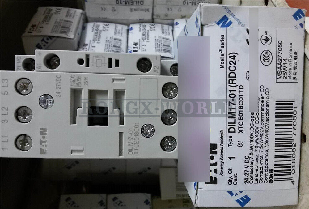 new  1PCS Eaton Contactor DILM17-01(RDC24)