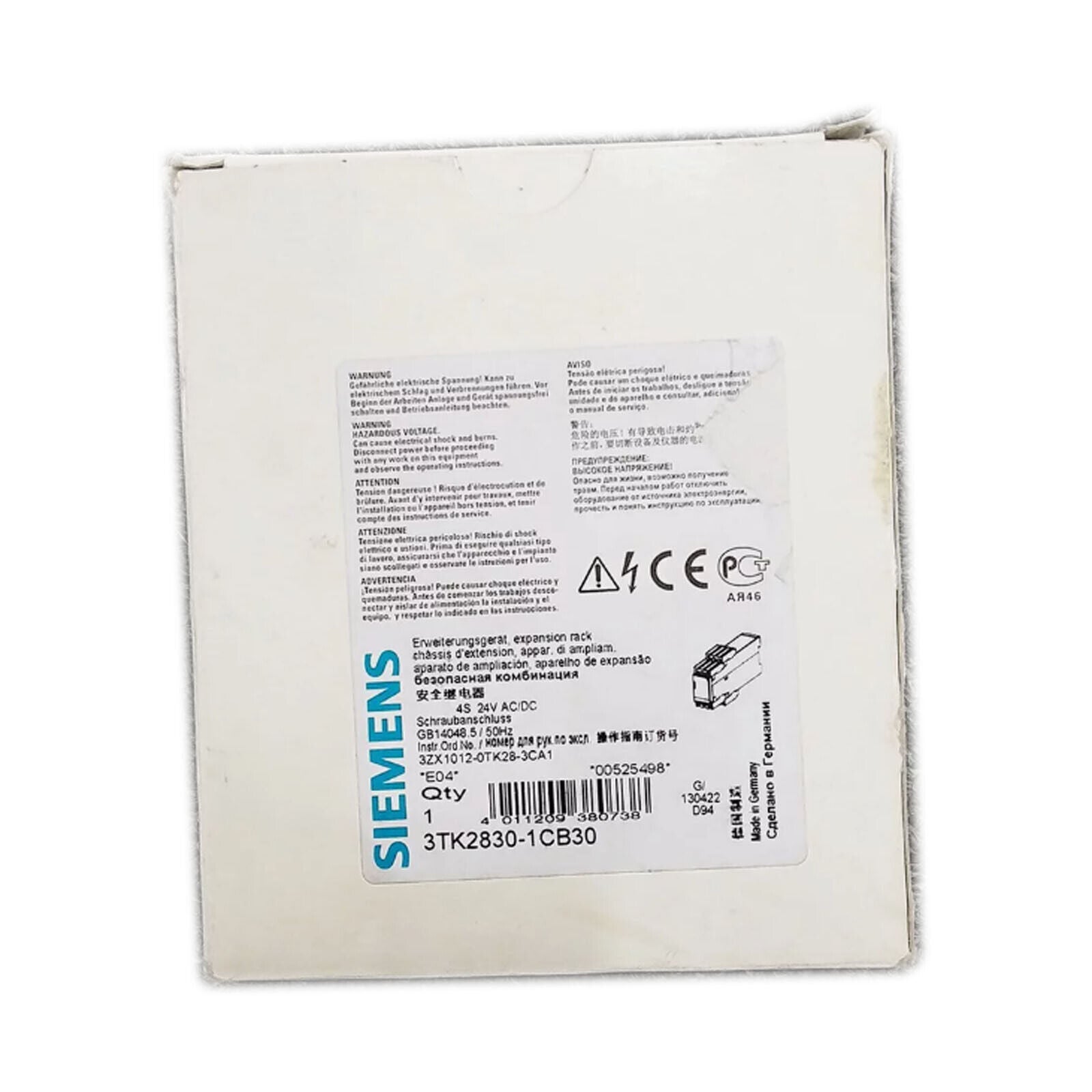 new 1PCS   SIEMENS safety relay 3TK2830-1CB30