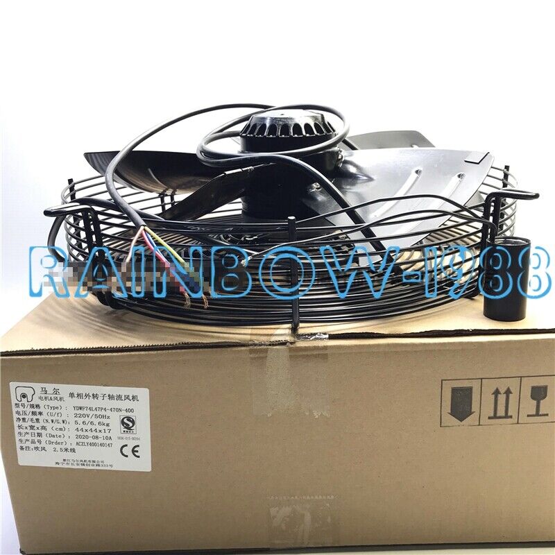 new FOR MaEr Fan external rotor condenser cooling fan YDWF74L47P4-470N-400B 220V - FOR MAER FAN