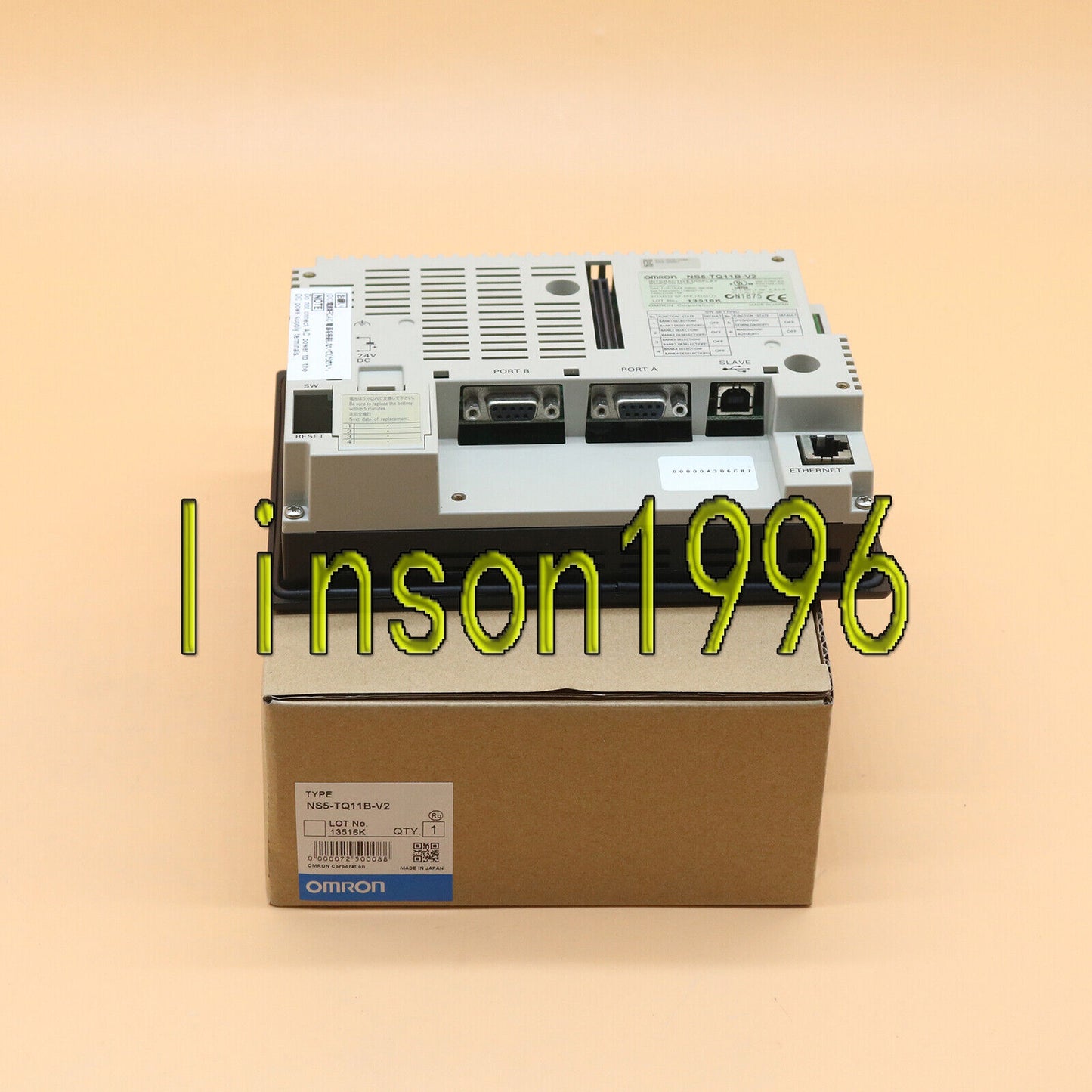 New ONE OMRON HMI NS5-TQ11B-V2 Touch Panel with 1 Year Warranty - OMRON