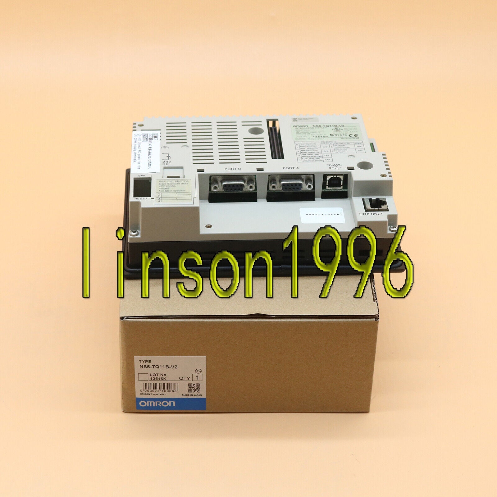 New ONE OMRON HMI NS5-TQ11B-V2 Touch Panel with 1 Year Warranty - OMRON