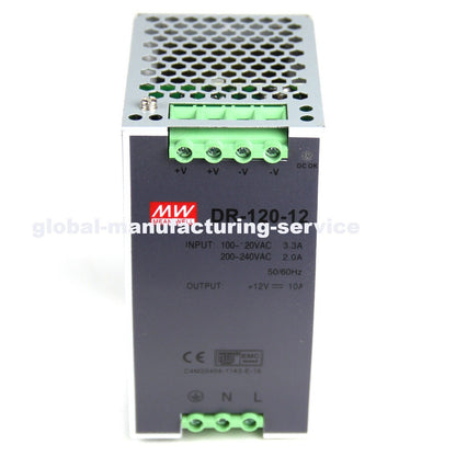 MEANWELL DR-120-12 AC/DC Power Supply 12V 10A 120W - MEANWELL