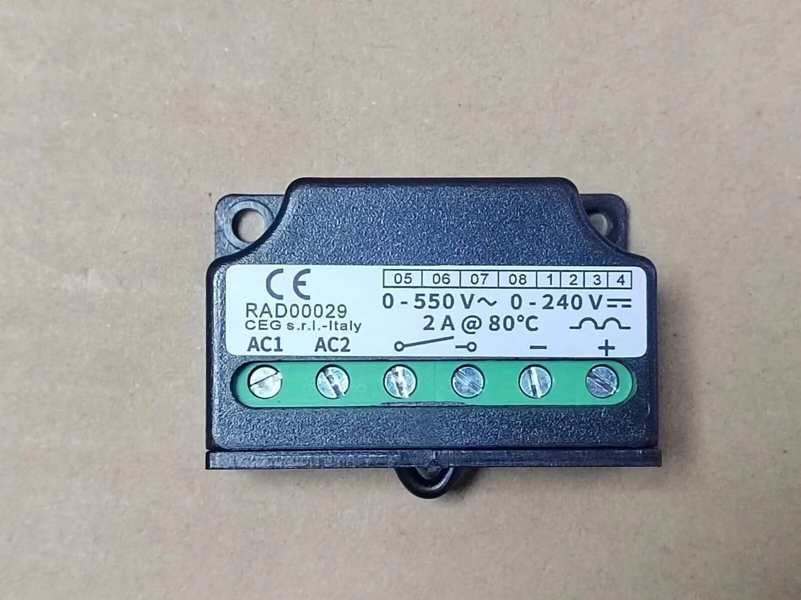 AC 0-550V DC 0-240V Motor Brake Rectifier RAD00029 80C Block Device - [VENDOR NAME]
