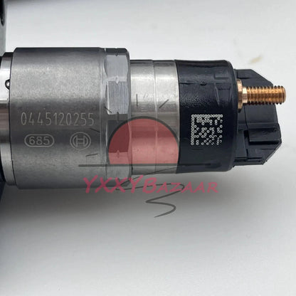 6 Fuel Injector w/ Tube For 03-04 Dodge Ram 2500 3500 Cummins 5.9L 0445120255