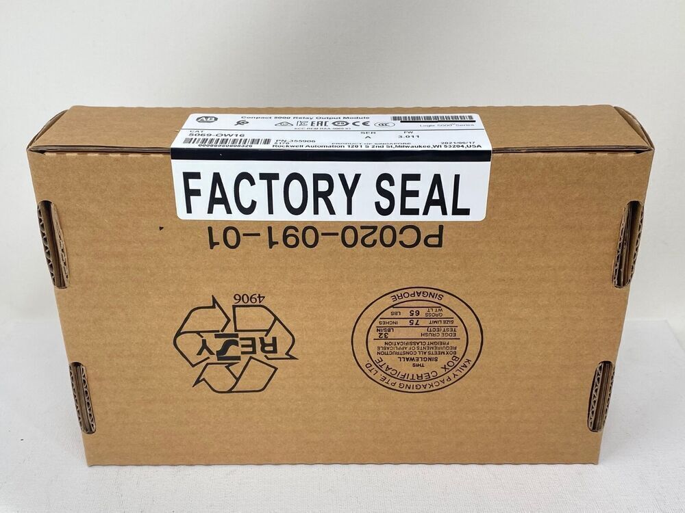 New Factory Sealed Allen-Bradley AB 5069-OW16 Compact 5000 Relay Output Module with Factory Sealed Design and Excellent Performance - ALLEN-BRADLEY