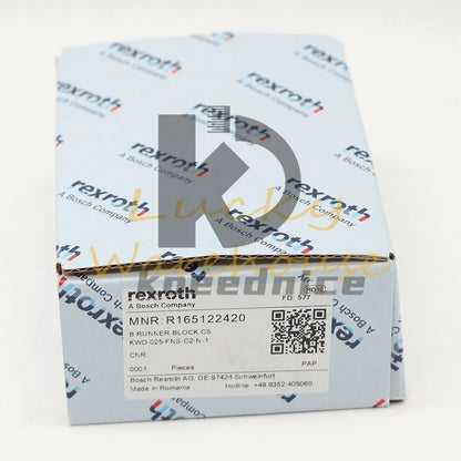ONE R165122420 Rexroth RUNNER BLOCK BLOCK BALL BEARING ~