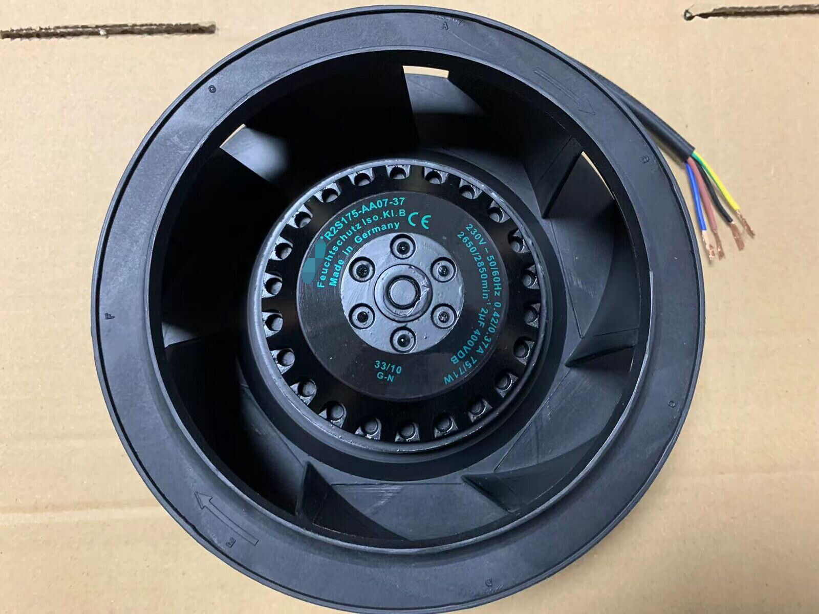 FAN R2S175-AA07-37 centrifugal fan - FAN R2S
