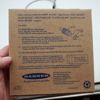 Banner Engineering BT23S Cable | Durable & Efficient | Professional Use | 23 AWG | 1000V | 100A | 300°C | Lightweight - BANNER ENGINEERING