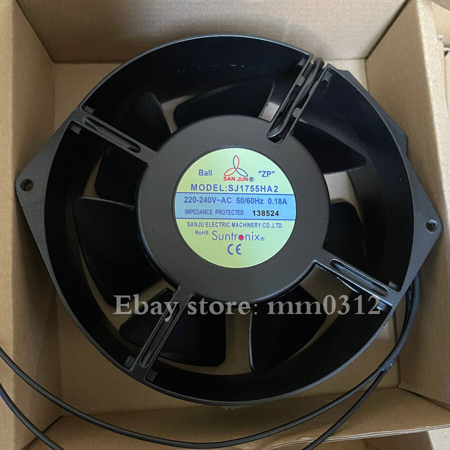 1pcs  SANJUN SJ1755HA2 AC220V 17055 Capacitive Axial Cooling Fan