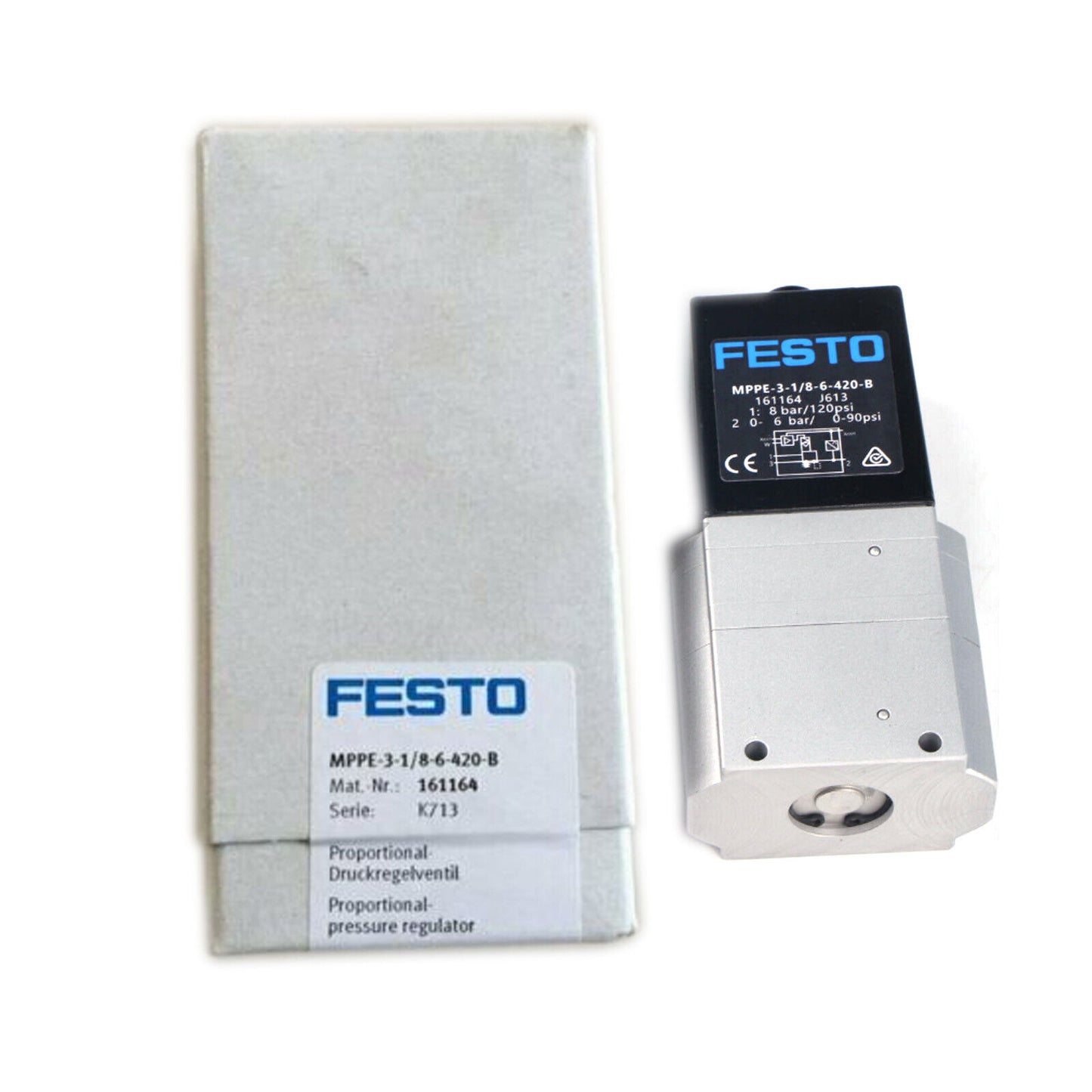 FESTO MPPE-3-1/8-6-420-B Electric Proportional Press Regulator - FESTO