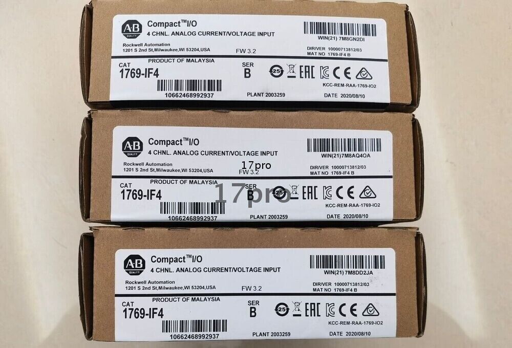 Allen-Bradley 1769-IF4 CompactLogix 4CH Analog Input Module - ALLEN-BRADLEY