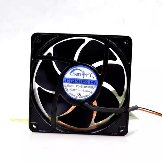 CHEN FY CD-241238SH 12038 DC24V 0.50A 12CM Mute Cooling Fan