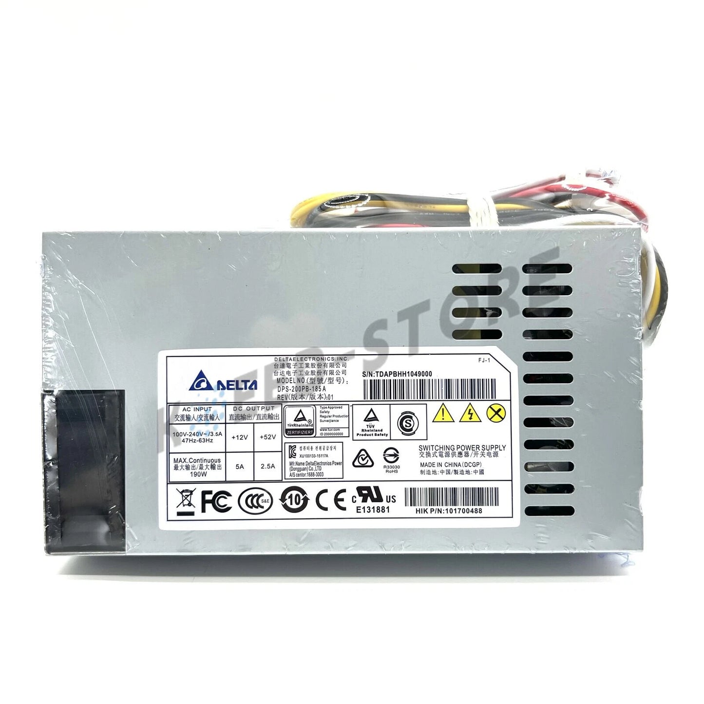1PCS DELTA DPS-200PB-185A 190W Server Power Supply