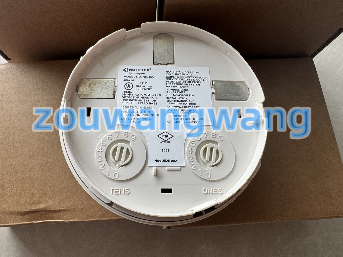 Notifier NP-100 Photoelectric Smoke Detector Fire Alarm NP 100 NIB!