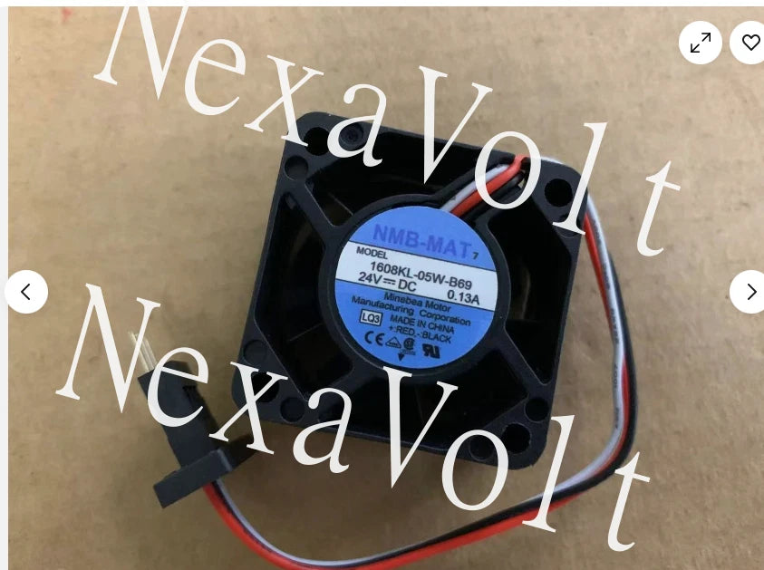 1pc fan freeship 1608KL-05W-B69 24V 0.13A NMB-MAT 7