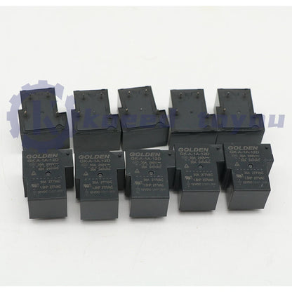 10Pcs GOLDEN GK-A-1A-12D 12VDC Power Relay 4Pins US