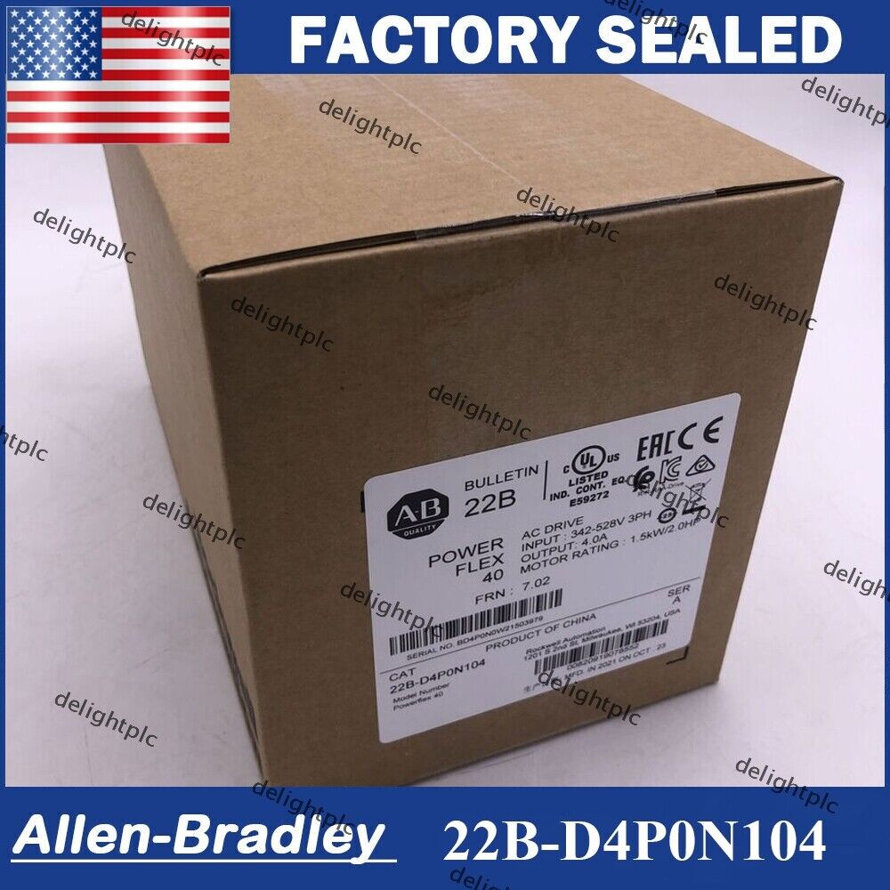 Sealed AB 22B-D4P0N104 Allen Bradley PowerFlex AC Drive - ALLEN BRADLEY
