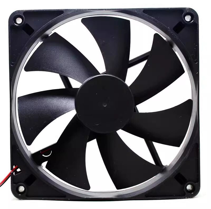 1PCS JS14025L12H 14025 DC12V 0.35A 14CM 2-Wire Silent Cooling Fan