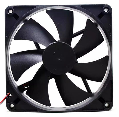 1PCS JS14025L12H 14025 DC12V 0.35A 14CM 2-Wire Silent Cooling Fan